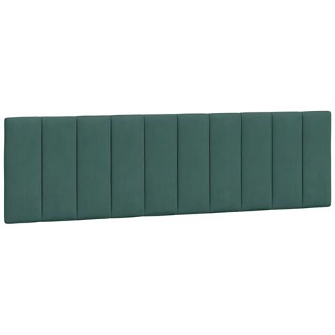 Cuscino Testiera Verde Scuro 180 cm in Velluto - Foto 1