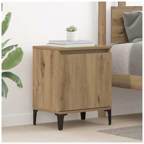 Tavolo da comodino in rovere artigianale Rovere artigianale - Foto 2