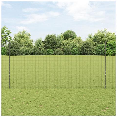 Pali per Recinzione 10 pcs Canale a U Grigio 160 cm Acciaio - Foto 2