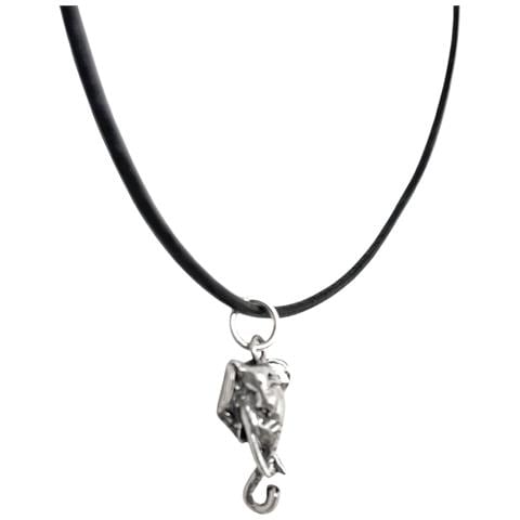Collana Talismano In Pelle E Argento Placcato - Foto 5
