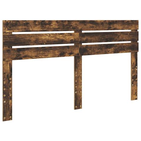 Testiera con testiera Rovere fumé 180 cm Legno multistrato - Foto 1