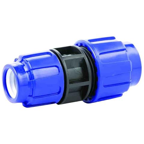 Raccordo Pe  Raccordo A Compressione Ridotto 32 X 20 Mm  Giunto Per Tubi Polietilene - Foto 1