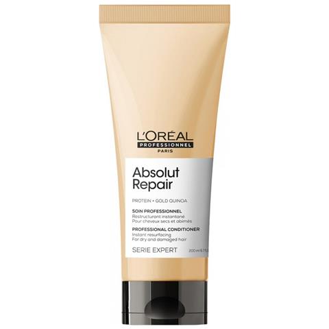 L'oreal Professionnel, Serie Expert Absolut Repair, Proteina + Quinoa D'oro, Balsamo Per Capelli, Risurfazione Istantanea, 200 Ml - Foto 1