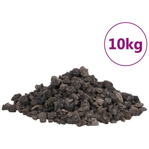 Rocce Vulcaniche 10 kg Nere 1-2 cm - Foto 1