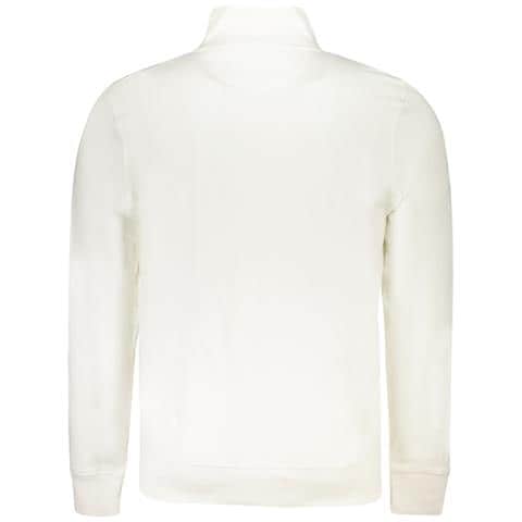 Felpa bianca da uomo con zip© - Colore: Bianco, Taglia: S - Foto 2