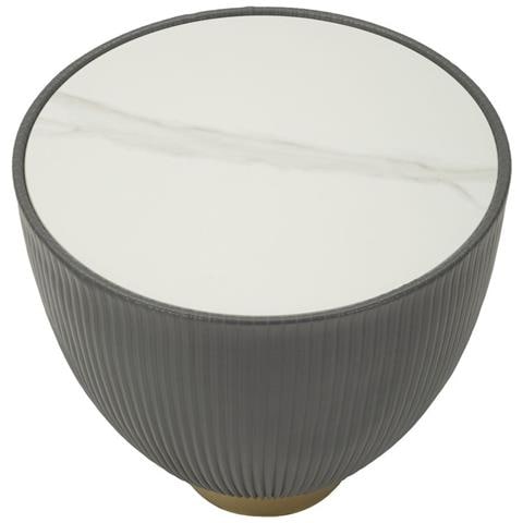 Tavolino Vkh702-grigio-ceramica-45x46x46 Cm - Foto 2