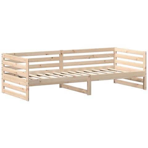 Lettino da giorno senza Materasso 80x200 cm in Legno Massello di Pino - Foto 1