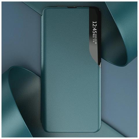 Custodia Eco Leather View Elegante Per Libri Con Supporto, Per Samsung Galaxy A22 4g, Arancione - Foto 7