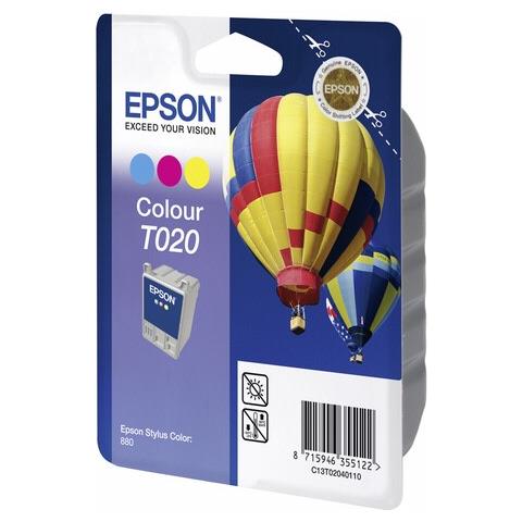 C13T02040110 Cartuccia Ink Originale Ciano Magenta Gialla per Epson Stylus Colour 880 Capacità 300 Pagine - Foto 4