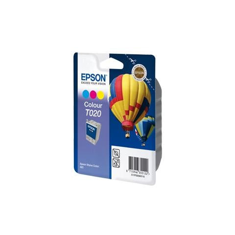 C13T02040110 Cartuccia Ink Originale Ciano Magenta Gialla per Epson Stylus Colour 880 Capacità 300 Pagine - Foto 1