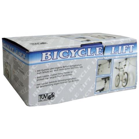 Supporto Elevatore Bici A Carrucola Nero 20kg - Foto 4