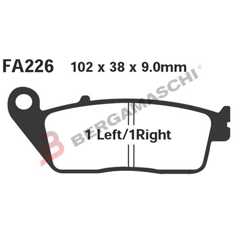 B1r R1222600 Pastiglie Honda Hornet 600 Ant Fa226 - Foto 1