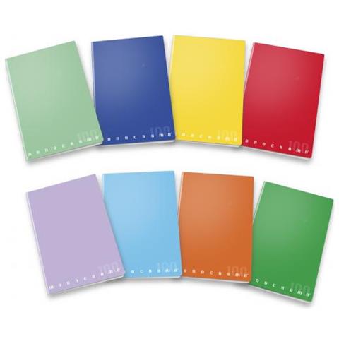 Quaderno Monocromo A4 quadretti 4mm con margini per elementari /medie colori assortiti - Foto 4