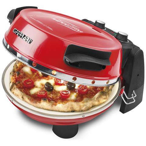 Pizzeria Snack Napoletana macchina e forno per pizza 1 pizza (e) 1200 W Nero, Rosso - Foto 1