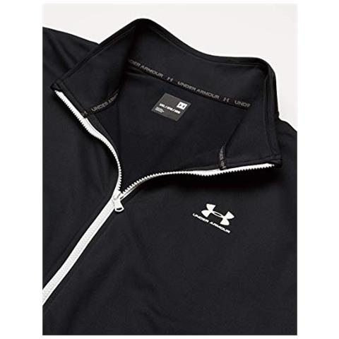 Sportstyle Tricot Giacca Confortevole E Calda, Giacca Da Corsa Ad Asciugatura Rapida Con Vestibilità Larga, Colore Nero (nero / Bianco Onice), 2xl - Foto 2