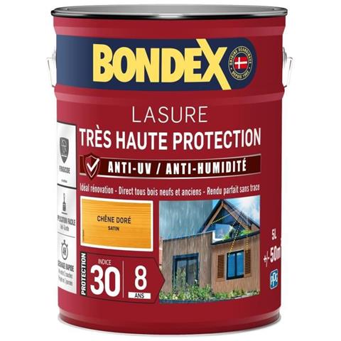 Mordente Per Legno Ad Altissima Protezione 8 Anni Rovere Dorato 5l - Foto 1