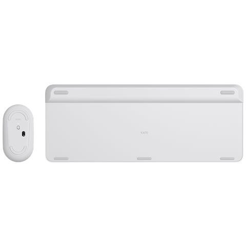 Tastiera e Mouse Wireless 920-009199 (Layout Spagnolo) Colore Bianco - Foto 5