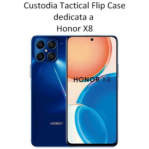 Custodia Originale Field Notes Pro Flip Case Per Honor X8 Black - Foto 2