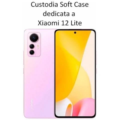 Custodia Tpu Silicone Cover Soft-case Per Xiaomi 12 Lite Red - Foto 2