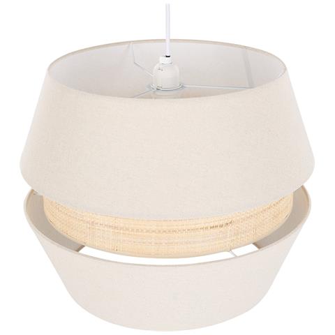 Lampadario Atoyac Lino Sintetico Beige - Foto 2