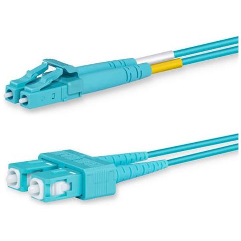 Lvo231303 Cavo A Fibre Ottiche 2 M 2x Lc 2x Sc Om3 Colore Acqua - Foto 1
