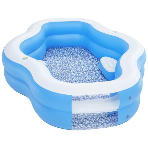 Piscina Gonfiabile Splashview Con Sedute E Portabicchieri 54409 - Foto 1