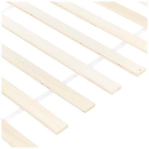 Letto Legno Di Pino Tannay 160 X 200 Cm Marrone Chiaro - Foto 10