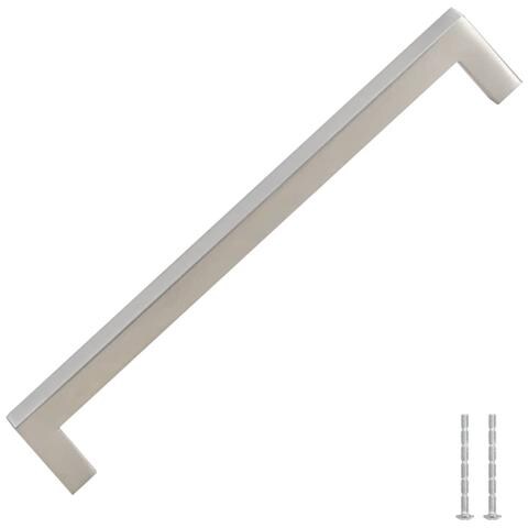 Maniglie per Mobili 5pz Argento 192mm in Acciaio Inox - Foto 3