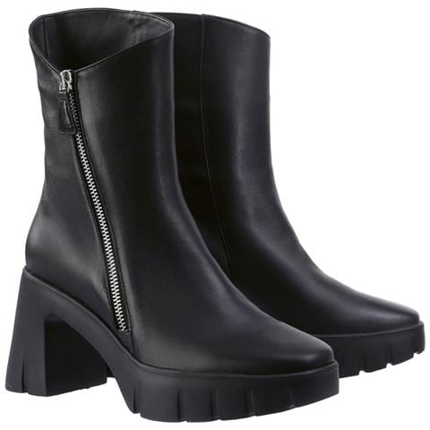 Manon Booties Stivaletti Pelle Scarpe Donna Nero Eu 37, 6-105510 0100 - Foto 1