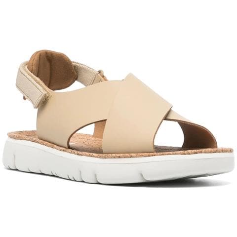 Camper Lasted Sandals Medium Beige Sandali Pelle Di Mucca Scarpe