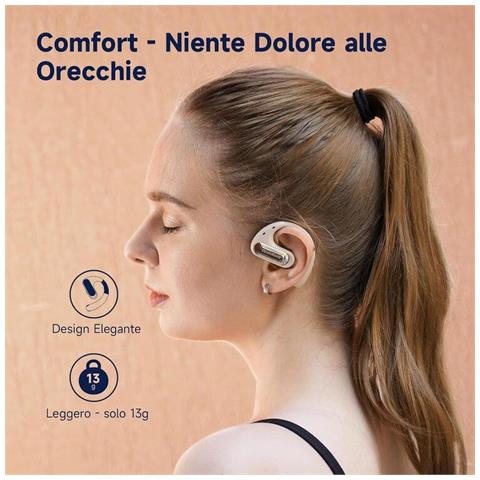 OpenRock Pro Beige Cuffie Sport Wireless A Conduzione Aperta - Foto 4