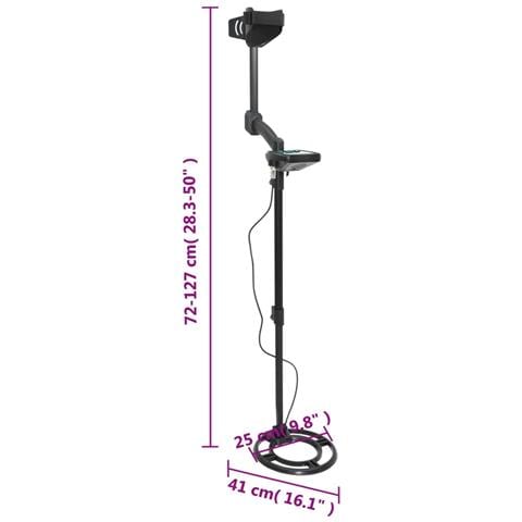 Metal Detector 24 cm Profondit? Ricerca Schermo LCD - Foto 2