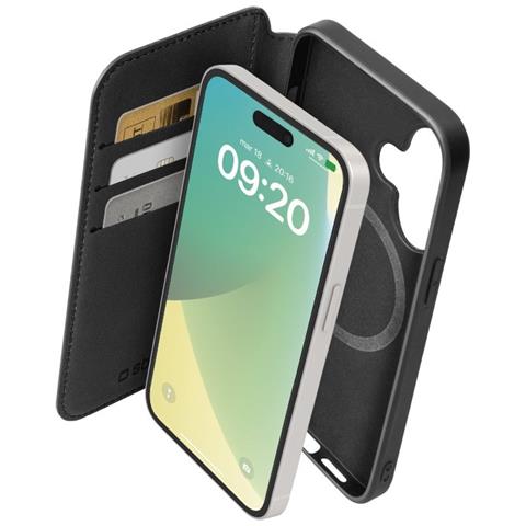 TEBKMAGSFIP1661K custodia per cellulare 15,5 cm (6.1") Custodia a borsellino Nero - Foto 1