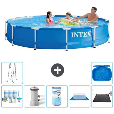 Piscina Fuori Terra - In Giro - 366x76 Cm - Blu - Include Accessori Coordinati A1575 - Foto 1