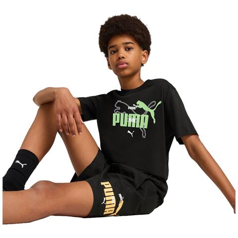 Ess Logo Lab Summer Tee B 68579501, Bambini, Nero, 140 - Foto 1