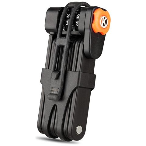 Lucchetto Pieghevole Antifurto Nero Sicuro Per Bici Ed E-bike - Foto 1