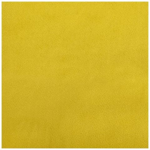 Set di Divani 3 pz con Cuscini e Rinforzi Giallo in Velluto - Foto 9