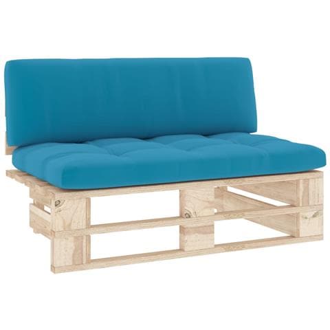 Divano Centrale Giardino su Pallet in Legno di Pino Impregnato - Foto 1