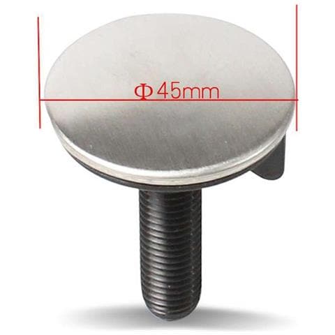 Copriforo Per Rubinetto Lavello In Acciaio Inox - Finitura Argento, Accessori Lavello - Foto 2