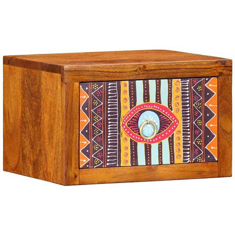 Armadio da Notte con cassetto Marrone 35 x 30 x 22 cm - Foto 2