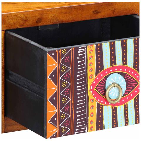 Armadio da Notte con cassetto Marrone 35 x 30 x 22 cm - Foto 9