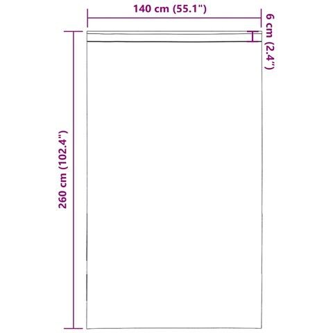 Tende in Voile con Tasche per Aste 2 pz Blu Reale - Foto 9