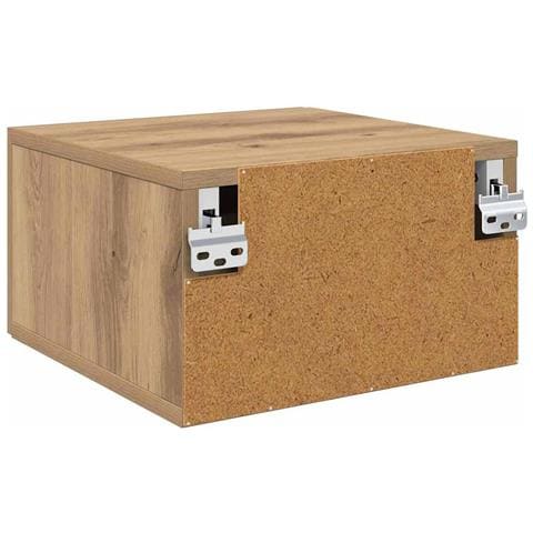 Armadio da Notte 2 pcs rovere artigianale 35 x 35 x 20 cm - Foto 9
