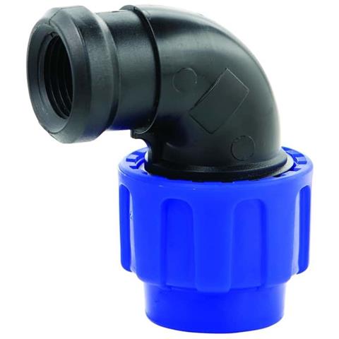 Raccordo A Gomito Per Tubo Pe 90°  40 Mm X 1  Ig - Foto 1