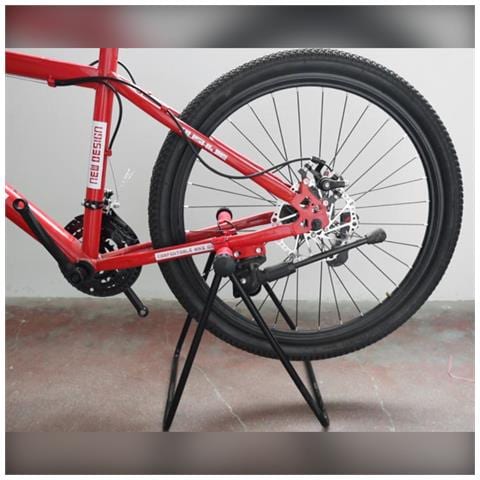 Portabici Pieghevole Triangolare Verticale - Lega Di Alluminio E Pvc - Foto 6