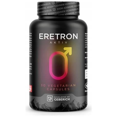 Eretron - Potenziatore Della Resistenza E Della Vitalità Maschile (30 Capsule) - Foto 1