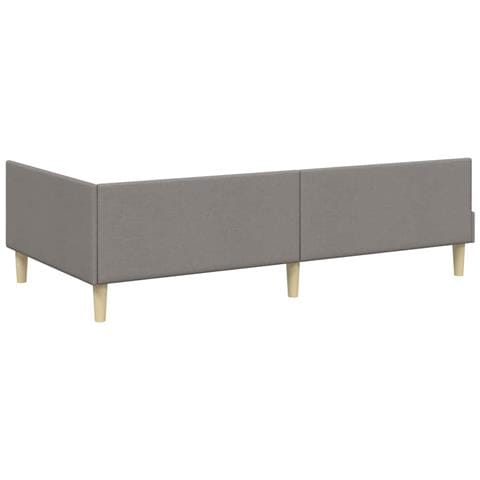 Struttura Letto Angolare con Materasso 2 pcs Talpa Tessuto - Foto 9