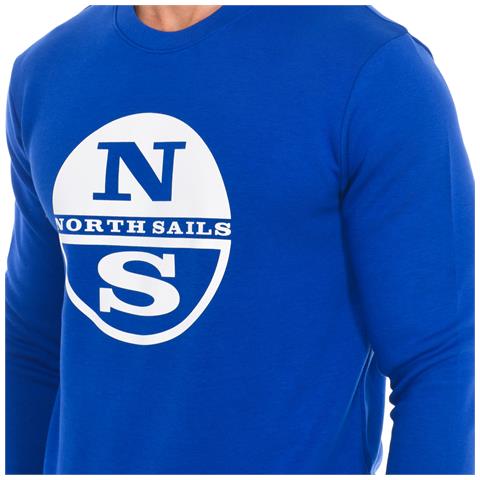 Felpa Girocollo A Maniche Lunghe 9024130 Da Uomo - Foto 2