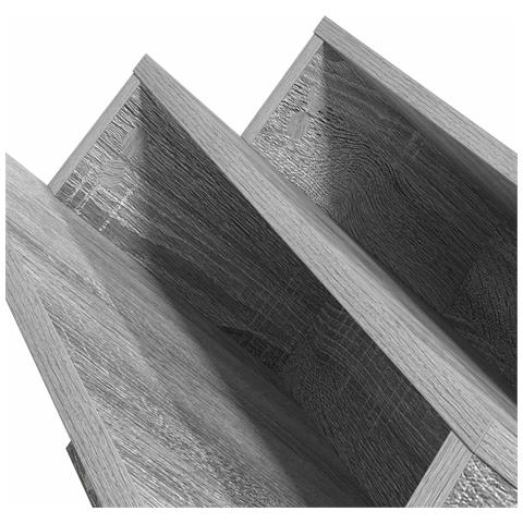 Scaffale per riviste Grigio Sonoma 65 x 53 x 28,5 cm - Foto 9
