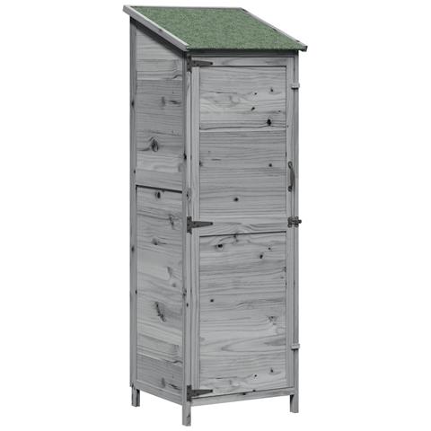 Capanno da Giardino Grigio 59,5 x 56 x 176,5 cm - Foto 1